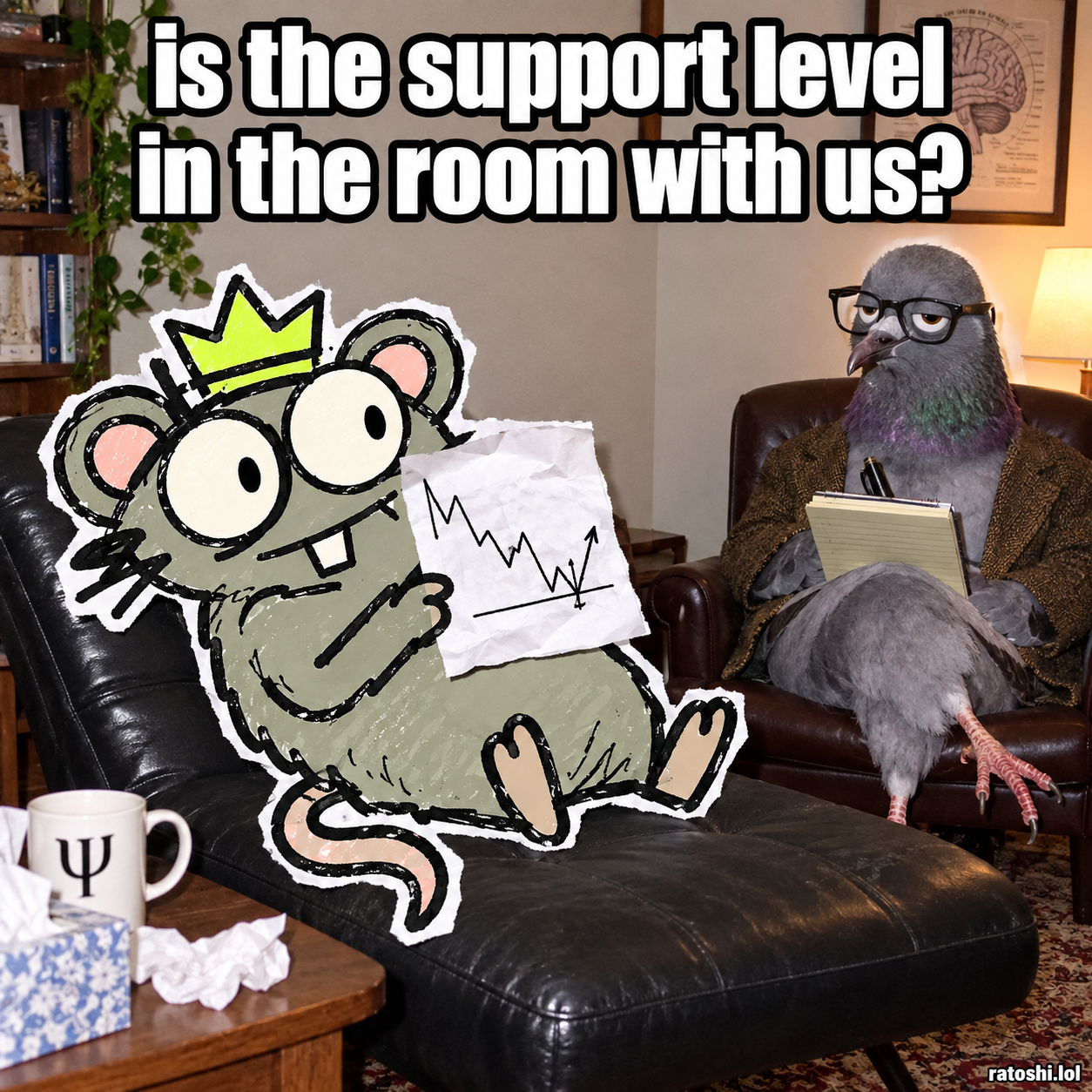 RATOSHI meme: is the support level in the room with us?